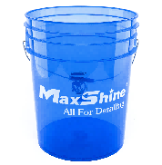 Maxshine Detailing Bucket -Transparent – Transparent -Blue