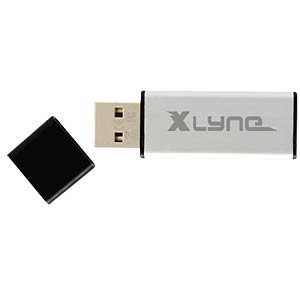 xlyne ALU USB flash drive 8 GB USB Type-A 2.0 Black, Silver