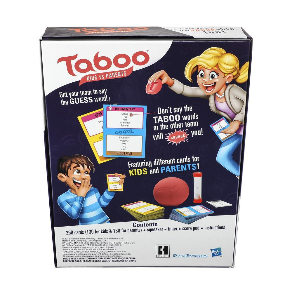 Hasbro Taboo Kids vs. Parents, Language: German - Image 3