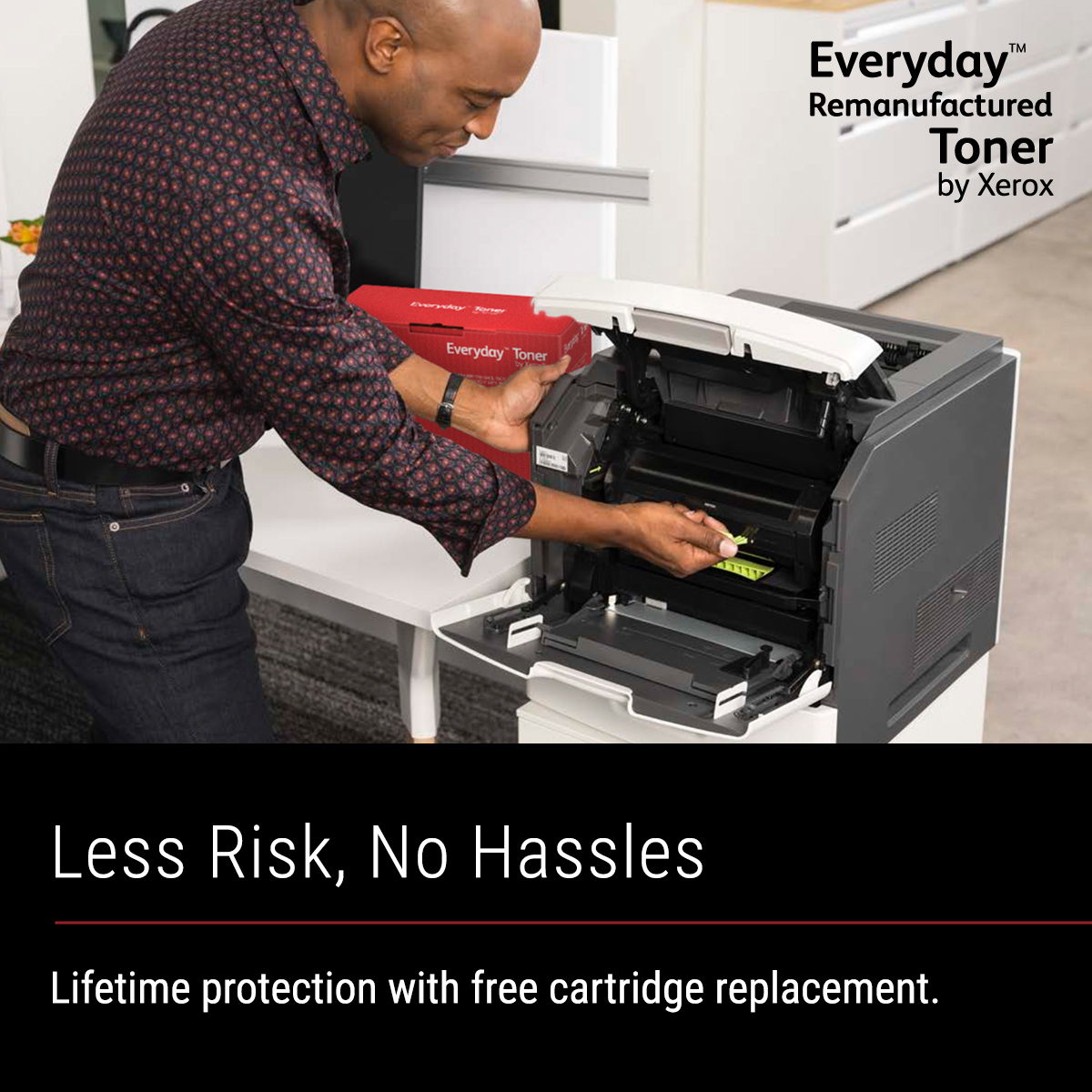 Everyday™ Black Remanufactured Toner by Xerox compatible with HP 655A (CF450A), Standard capacity - Pilt 3