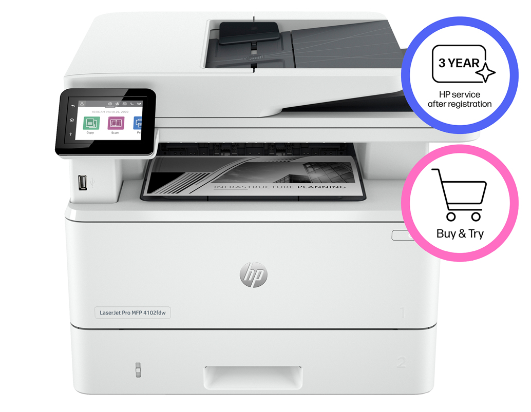 HP LaserJet Pro MFP 4102fdw Printer - Image 2