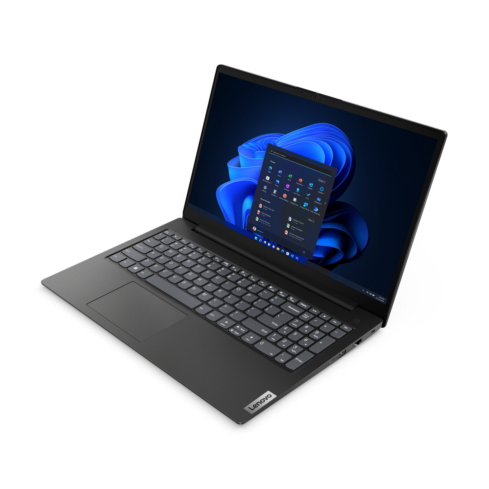 Lenovo V15 G4 AMN AMD Ryzen™ 5 7520U Laptop 39.6 cm (15.6") Full HD 16 GB LPDDR5-SDRAM 512 GB SSD Wi-Fi 5 (802.11ac) Windows – German (QWERTZ) keyboard - Image 3