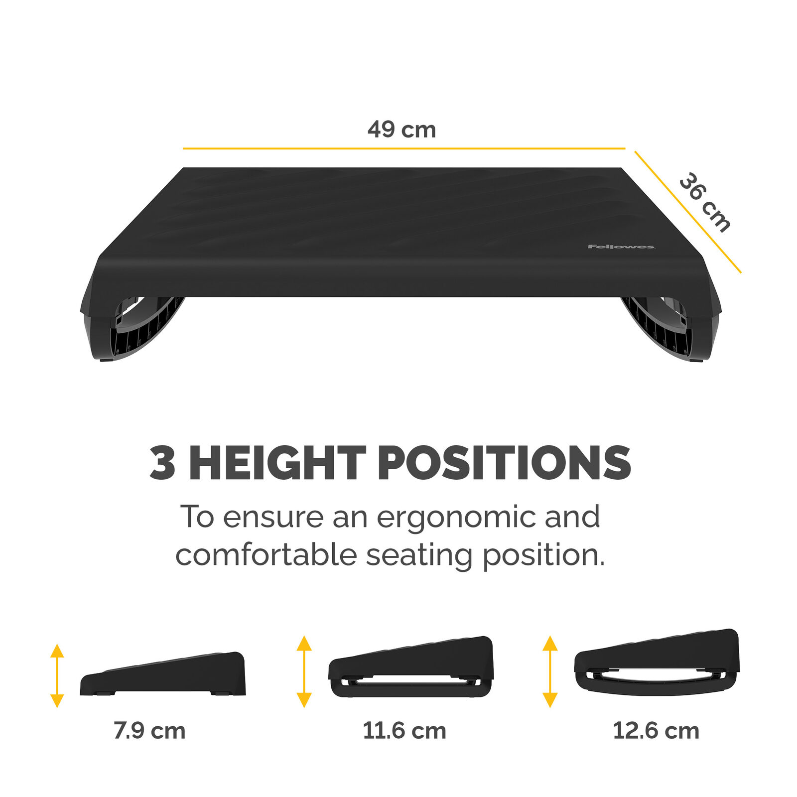 Fellowes Foot Rest Under Desk - Image 3