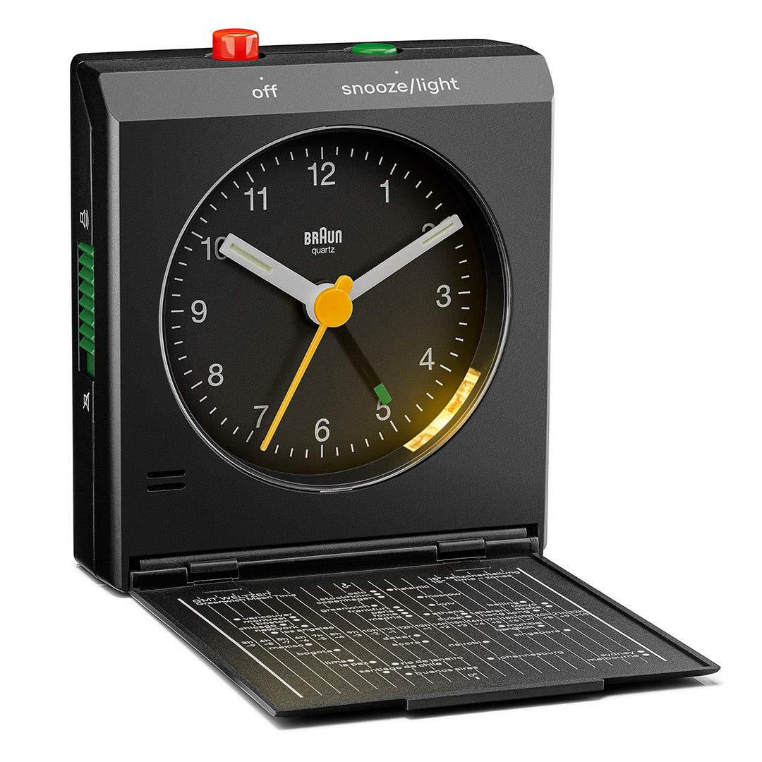 Braun BC05B wall/table clock Analog clock Rectangle Black - Image 2