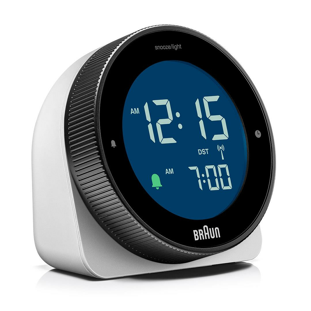 Braun BC24W-DCF wall/table clock Radio-controlled clock Rectangle Black, White - Image 2