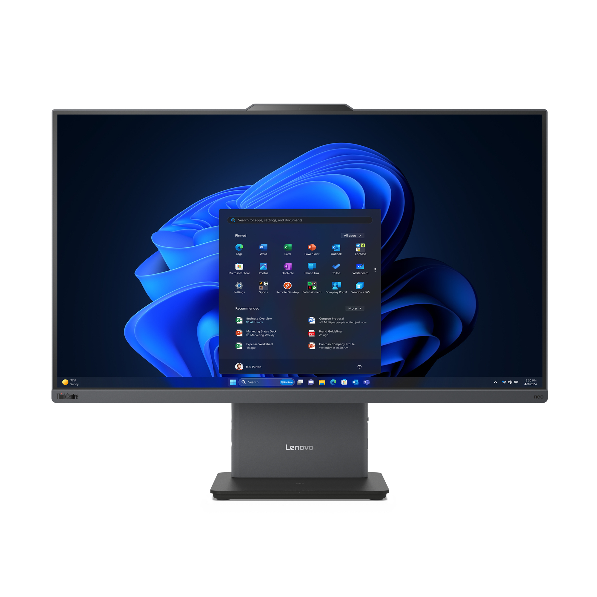 Lenovo ThinkCentre neo 50a 27 Gen 5 Intel® Core™ i7 i7-13620H 68.6 cm (27") 1920 x 1080 pixels All-in-One PC 16 GB DDR5-SDRAM 512 GB SSD Windows 11 Pr