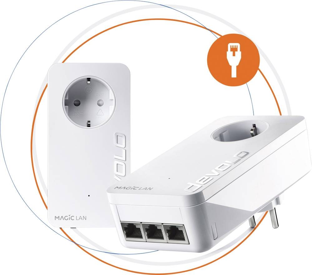 Devolo Magic 2 LAN triple 2400 Mbit/s Ethernet LAN White
