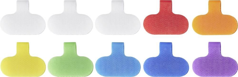 SpeaKa Professional SP-13756876 cable marker label surface: 38 x 20mm white, red, orange, yellow, green, sky blue, blue