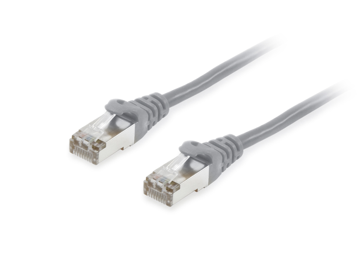 Equip Cat.6A S/FTP Patch Cable, Grey, 35m - Image 2