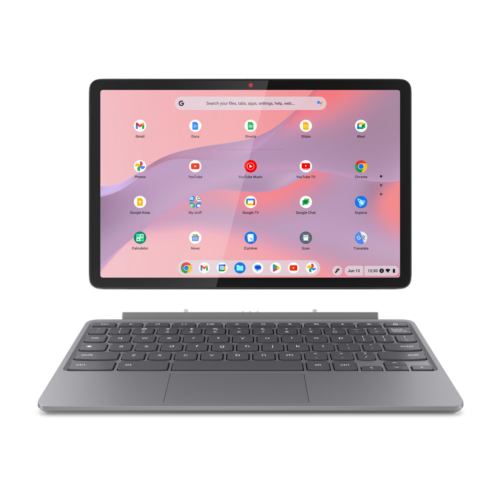 Lenovo Chromebook Duet 11M889 MediaTek Kompanio 838 27.8 cm (10.9") Touchscreen WUXGA 8 GB LPDDR4x-SDRAM 128 GB eMMC Wi-Fi 6 – German (QWERTZ) keyboard