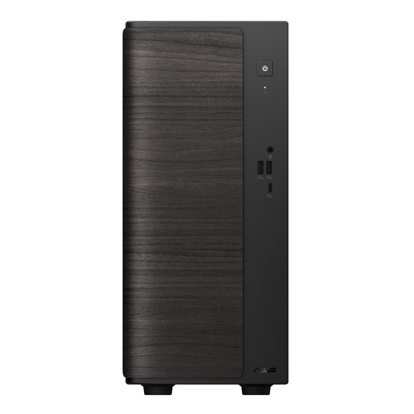 ASUS V500 Mini Tower V501MV-05210H052W Intel Core 5 210H 8 GB DDR5-SDRAM 512 GB SSD Windows 11 Home PC Black, Wood