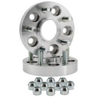 Simoni Racing 2 wheel spacers 25mm 5x108 center hole 63,4 with bolts