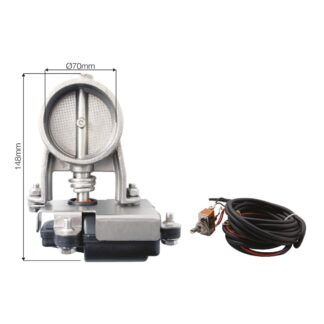 Simoni Racing Exhaust valve with switch diam.70mm