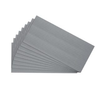 Simoni Racing Box of 10 Mesh black aluminium 110x50 cm for microcar