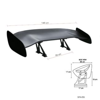 Simoni Racing Spoiler for trunk single wing Giove