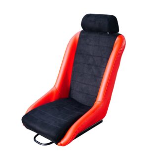 Simoni Racing Seat Vintage black red