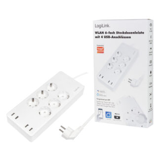 LOGILINK SH0105 Plug socket strip: protective