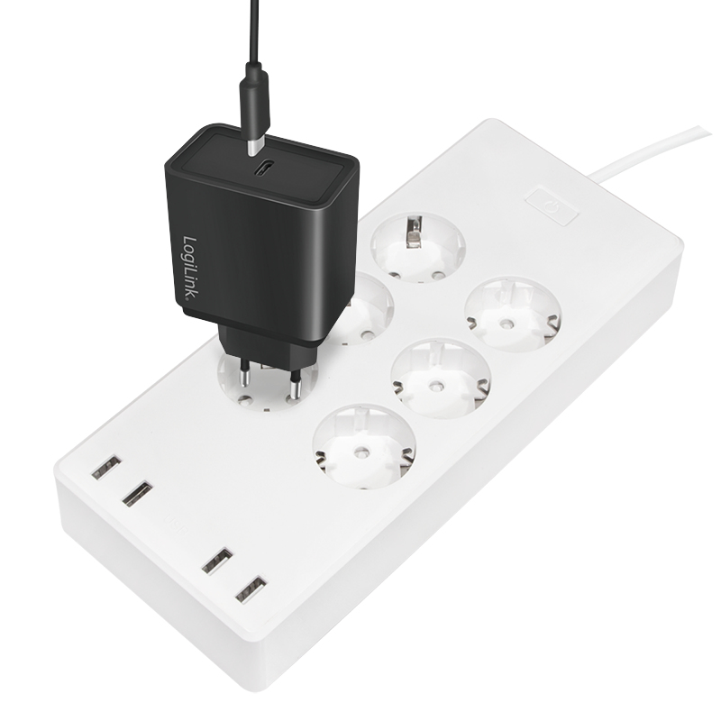 LOGILINK SH0105 Plug socket strip: protective - Pilt 2