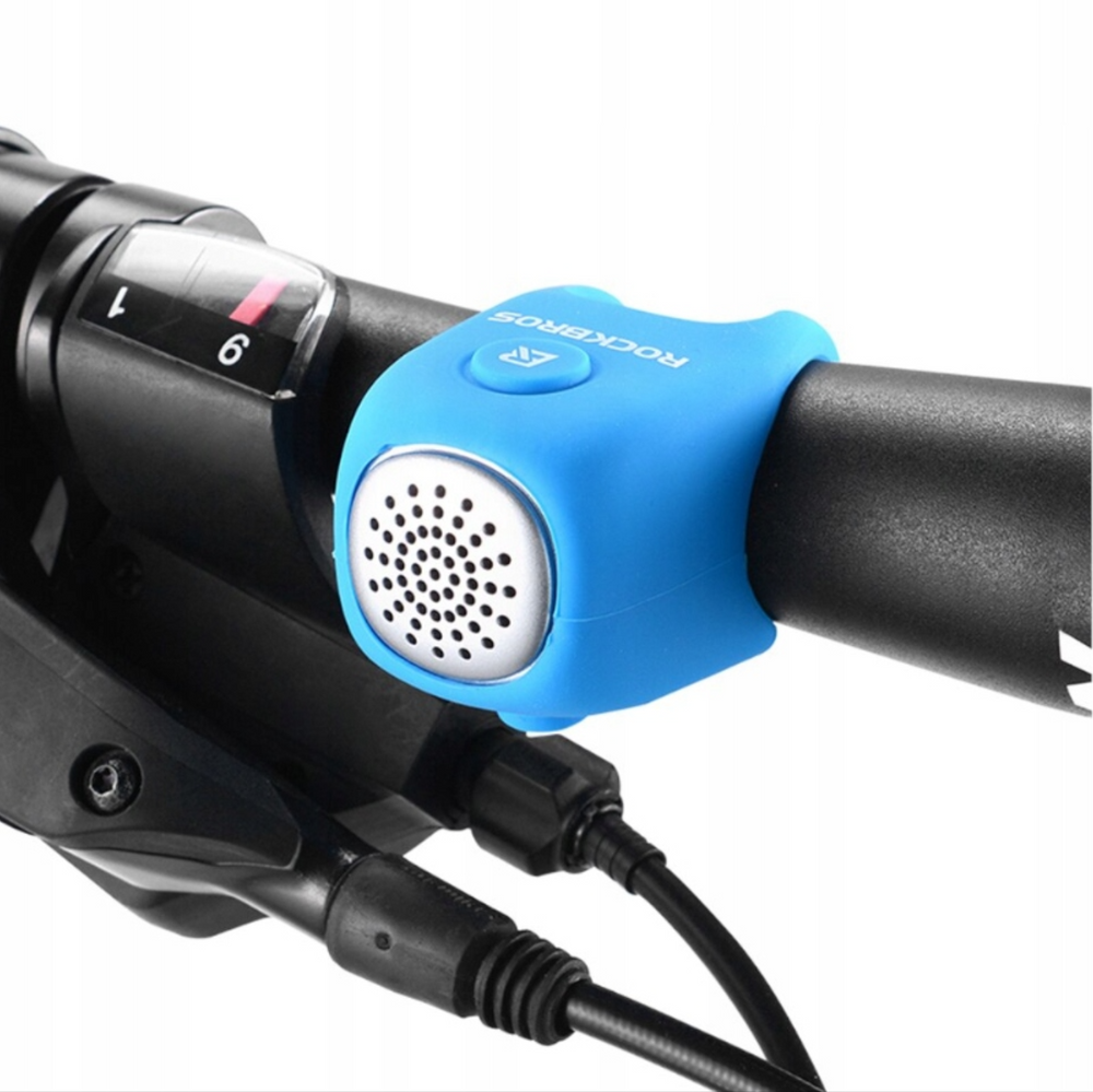 Rockbros CB1709BU electronic bicycle bell - blue - Image 2