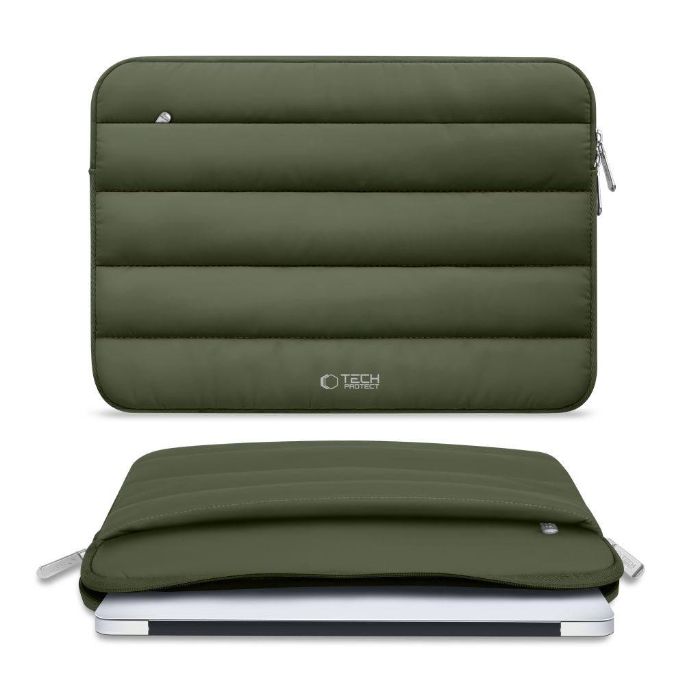 Tech-Protett Fluffy Laptop Bag 13-14 - Green - Pilt 3