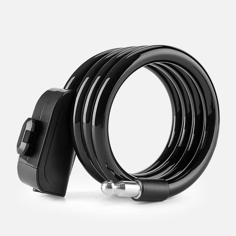Wozinsky WPB-01R Portable Bike Lock with Anti-Theft Cable and 2 Keys for Electric Bikes and Motorcycles - Black - Image 3