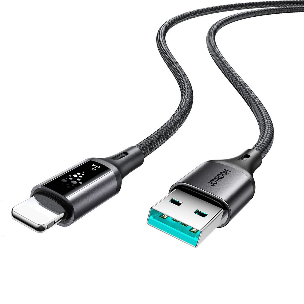 Joyroom S-A60 StarTalk 3A USB-A - Lightning cable 1.2m - black - Image 2