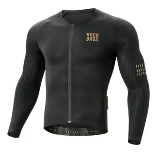 Rockbros YDCX008 Diamond Long Sleeve Cycling Jersey Size XS - Black