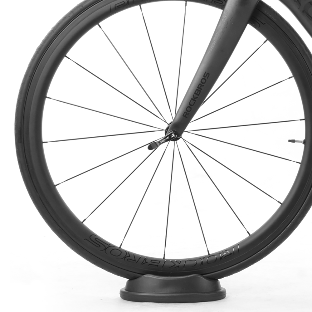 Rockbros SP0001 front wheel riser block trainer pad - black — изображение 2