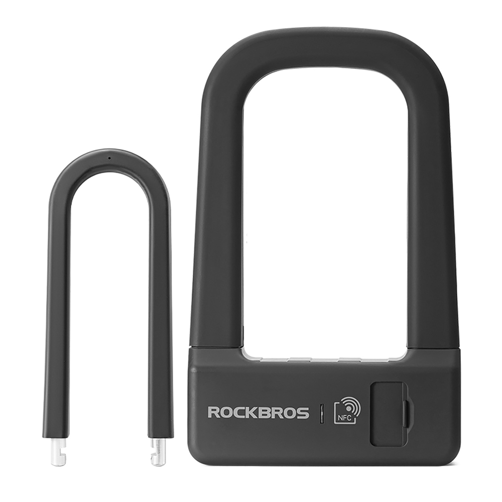 Rockbros RBNS1 SMART Bike Lock with NFC Reader - Black — изображение 3