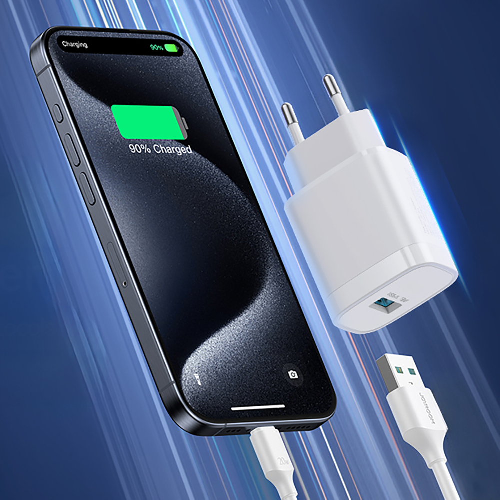 Joyroom JR-TF4 18W USB-A Wall Charger - White - Image 3