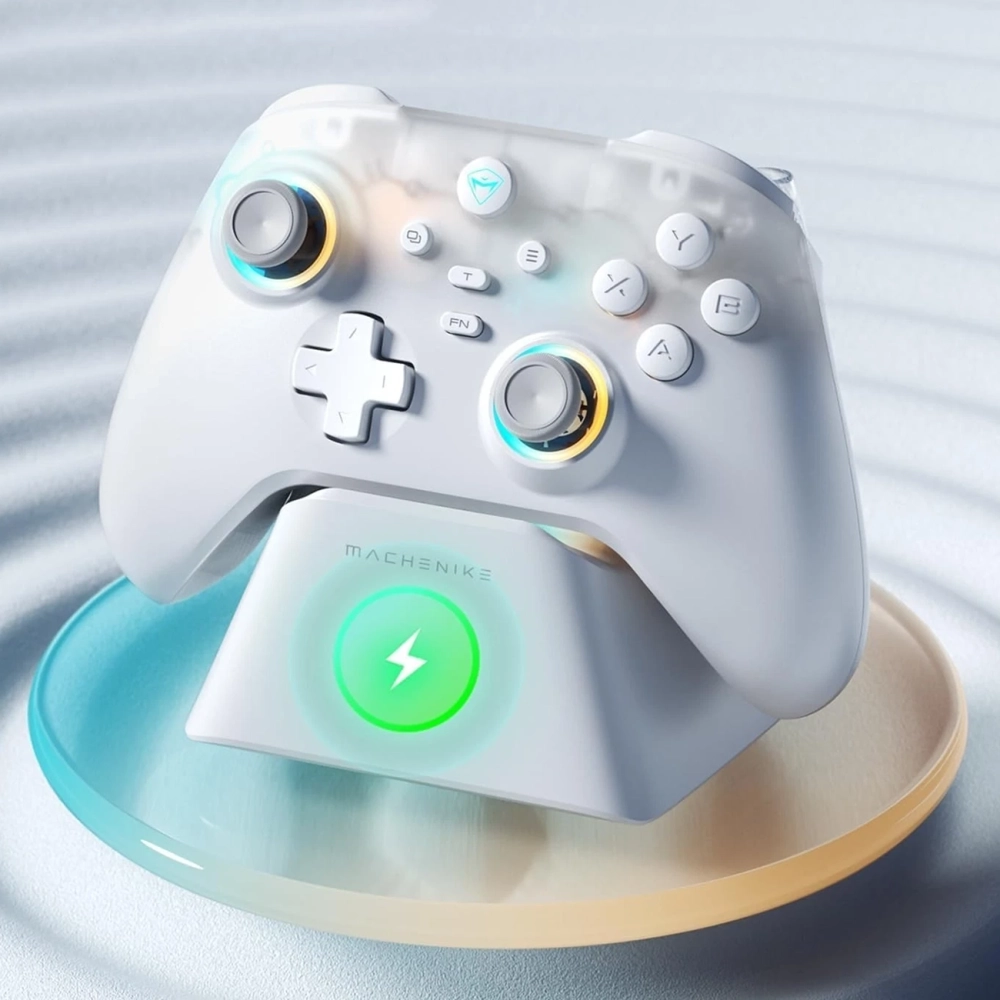 Machenike G3 V2 Wireless Game Controller - White - Pilt 3