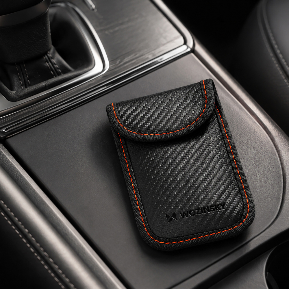 Wozinsky WPB-R14 RFID Blocking Case for Keyless Keys 14x9 cm - Black - Image 3