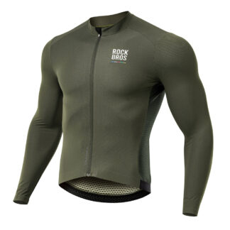 Rockbros 15220003002 ROAD TO SKY men's long sleeve cycling jersey S - green