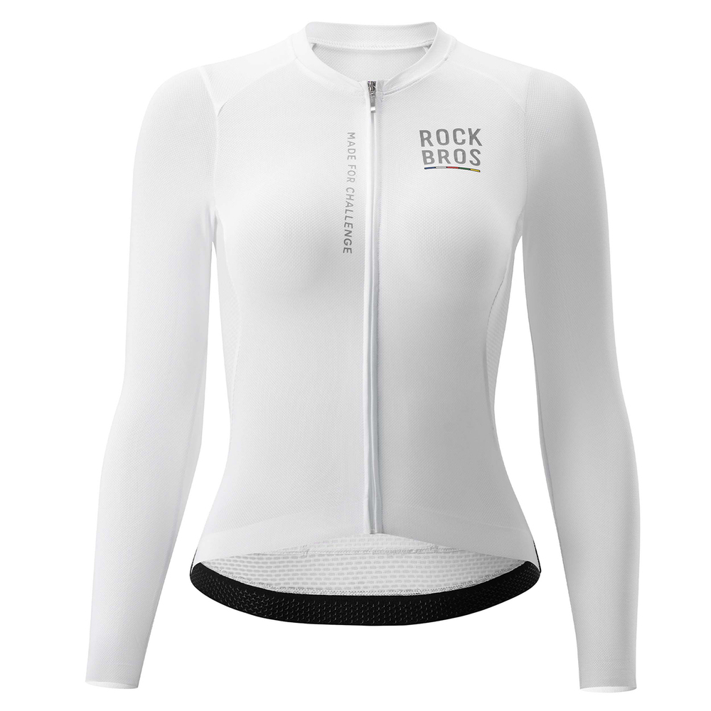 Rockbros 15110012003 ROAD TO SKY women's cycling jersey long sleeve S - white - Image 2