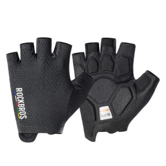 Rockbros TLS004 ROAD TO SKY Short Shock Absorbing Cycling Gloves M - Black