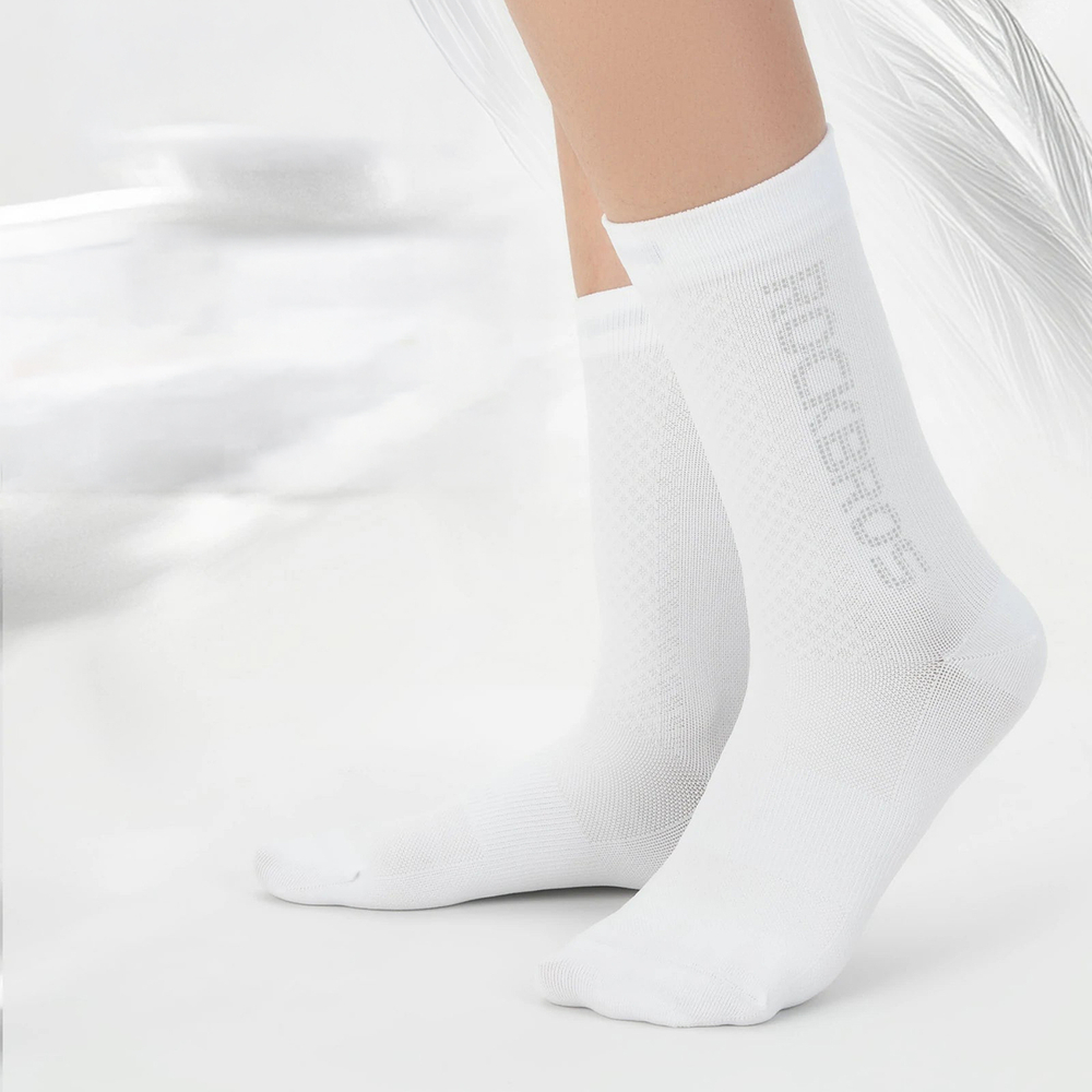 Rockbros 490067006 reflective cycling socks M - white - Image 3