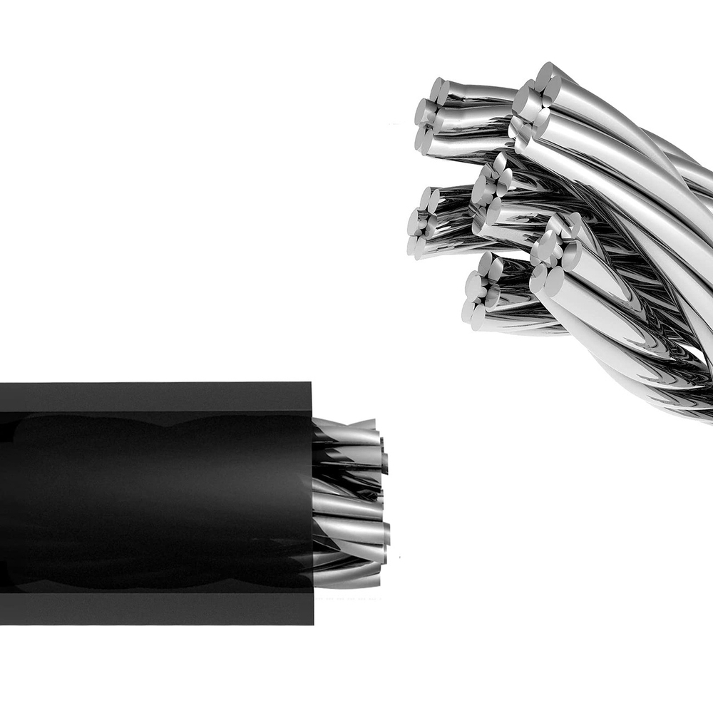 Rockbros RKS870-BK bicycle lock with code, steel cable, 85 cm - black - Image 2