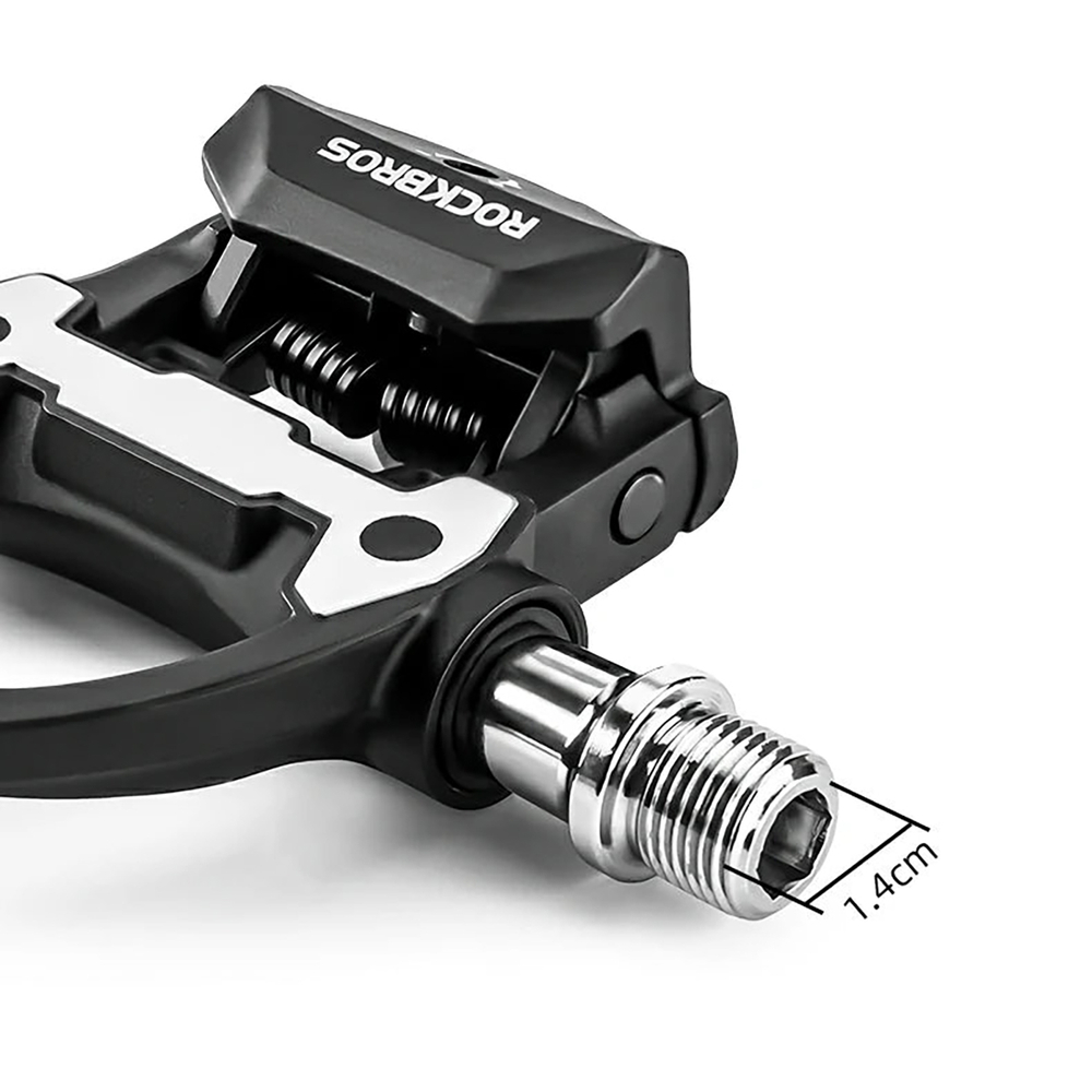 Rockbros P602 bicycle pedals SPD-SL system - black - Pilt 2
