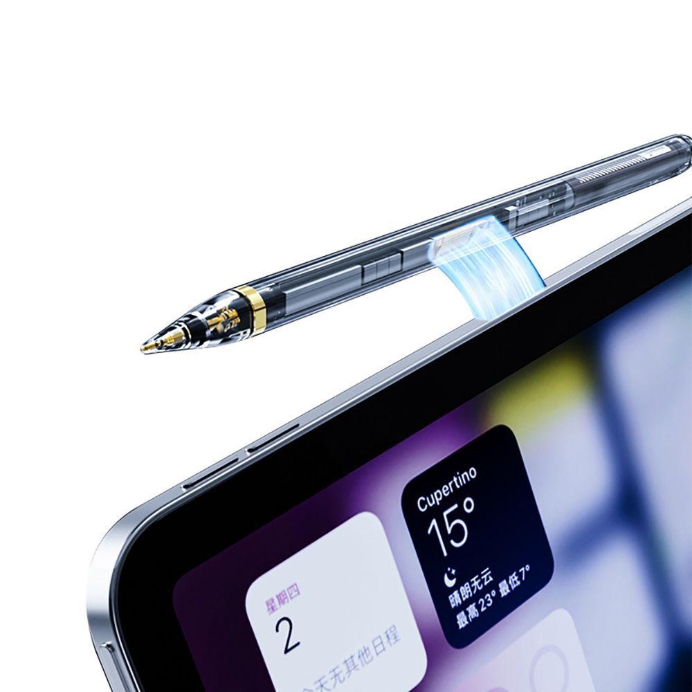 Tech-Protect Stylus Tips 4-Pack Replacement Tips for Apple Pencil - Clear - Image 3