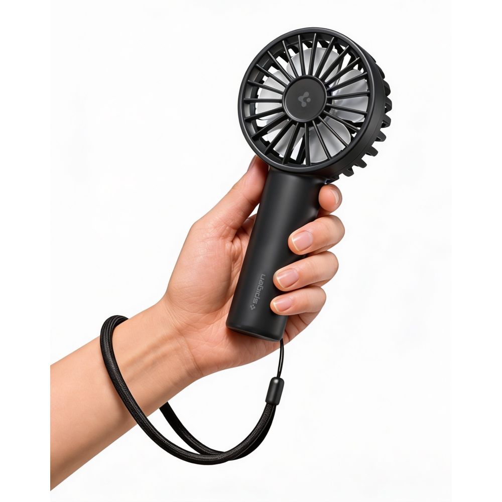 Spigen A905 Mini Portable Handheld Fan - Black - Pilt 2