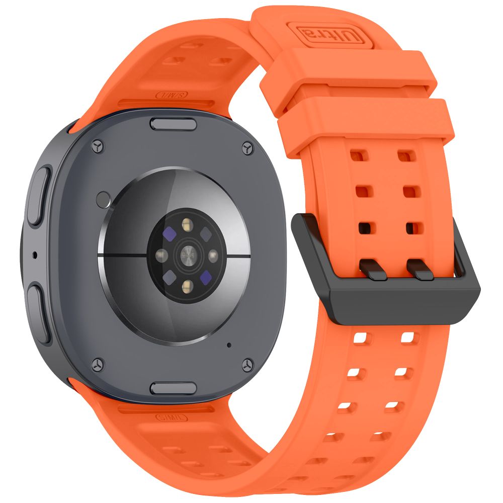 Tech-Protect Silicone Air Strap for Samsung Galaxy Watch 40/44/46 mm - Orange - Image 2