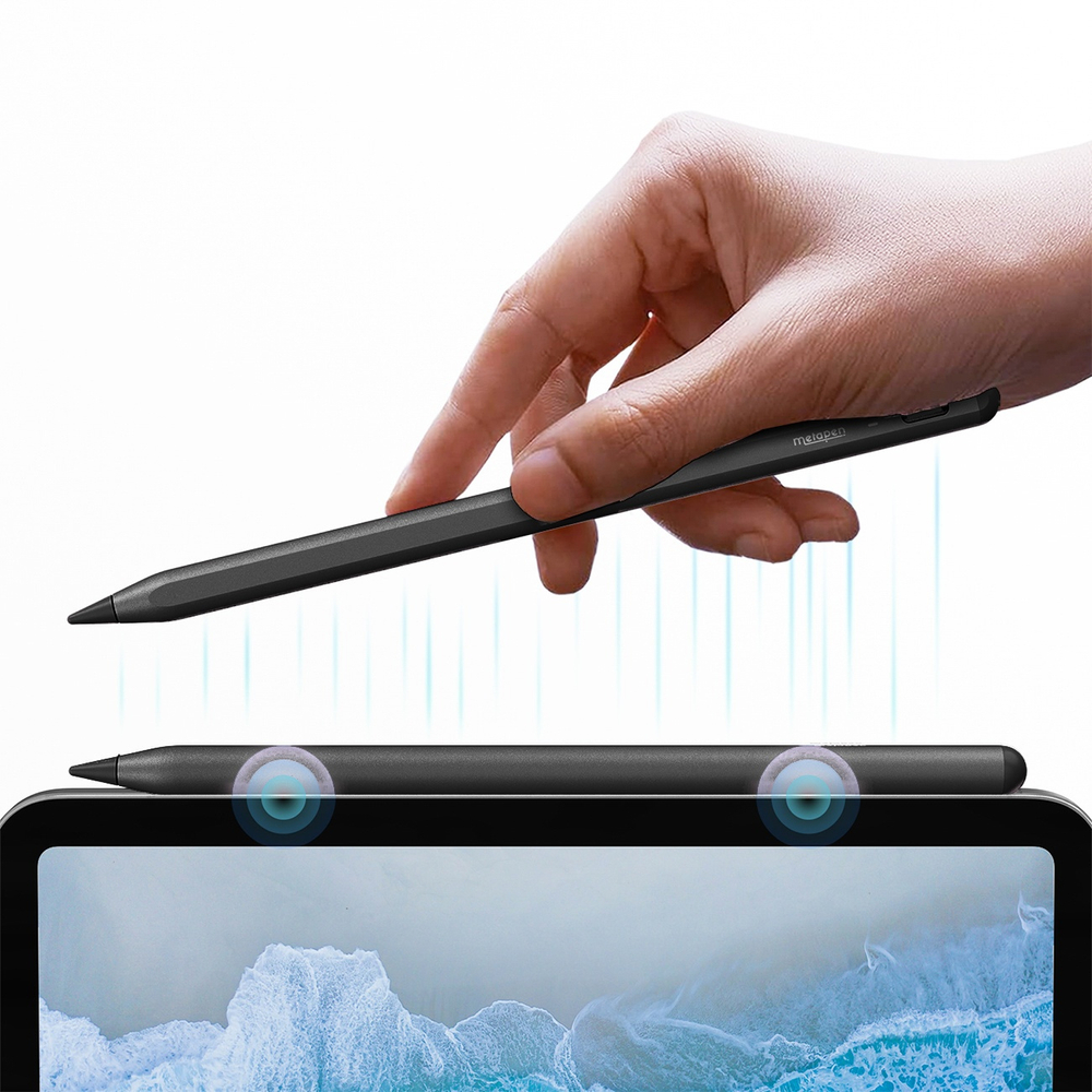 Metapen A8 V4 Active Stylus for iPad USB-C - Black - Image 3
