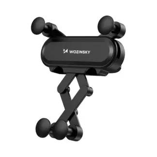 Wozinsky gravity car phone holder for air vent black (WCH-05)
