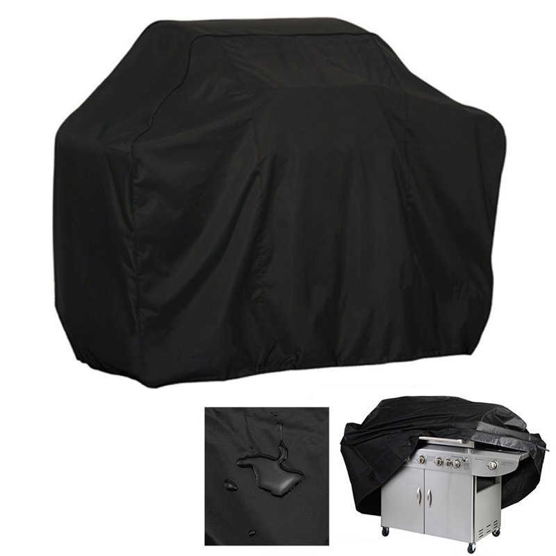 Waterproof grill cover, bicycle cover, bike cover, garden furniture cover, XL cover black - Image 3