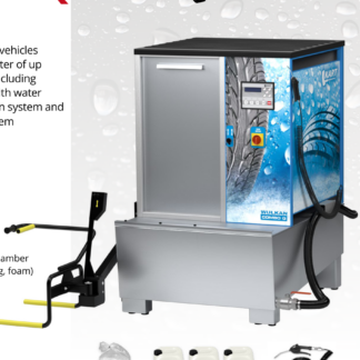 WULKAN COMBO Q – Automatic wheel washer with integrated pneumatic lift WL360