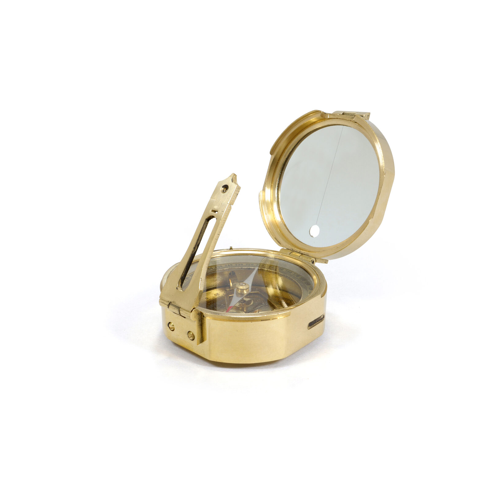 Origin Outdoors Classic Compass 'Sighting Mirror' Brass