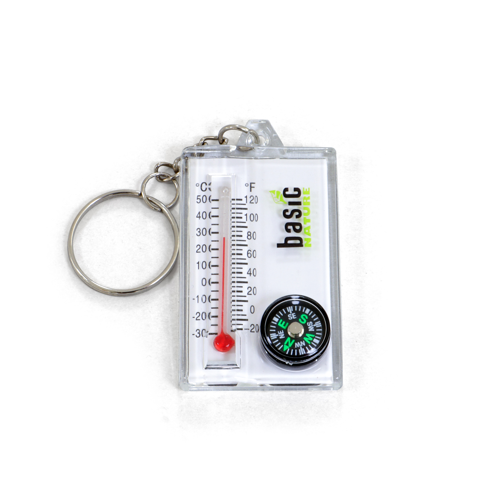 BasicNature Zipper Compass/Thermometer