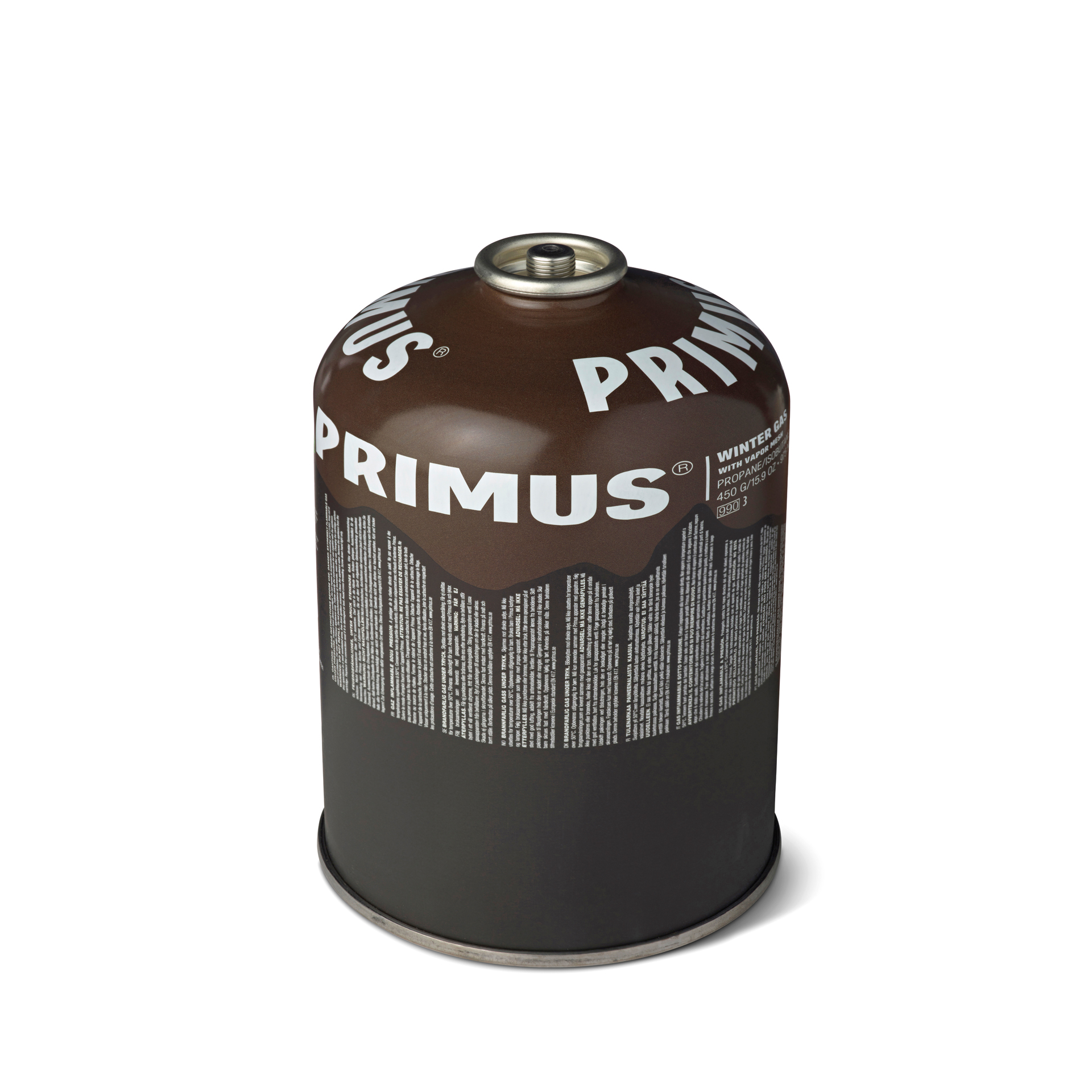 Primus Winter Gas' self-sealing cartridge