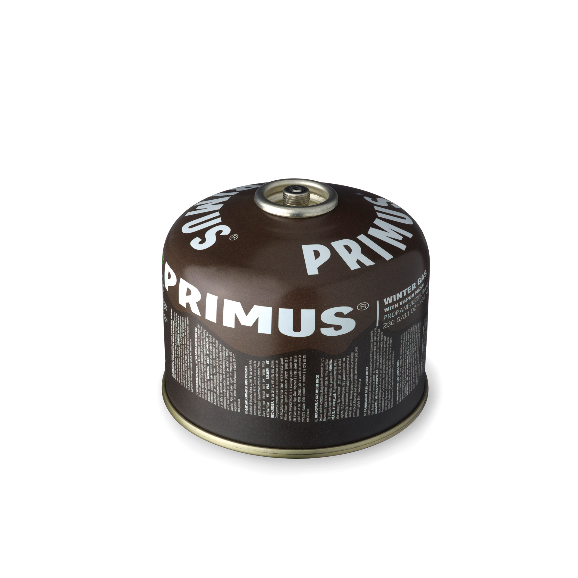 Primus Winter Gas' self-sealing cartridge