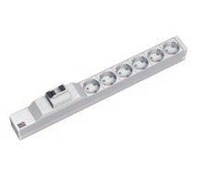 Bachmann 333.411 power distribution unit (PDU) 6 AC outlet(s) 1U Grey, Silver